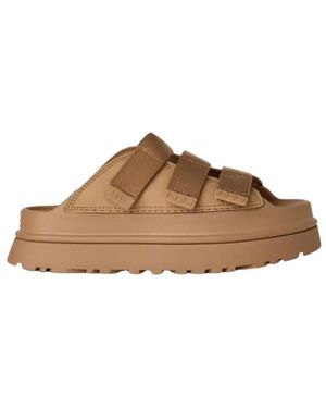UGG Schoenen ,Golden Glow Slide Sandalen - Bruin