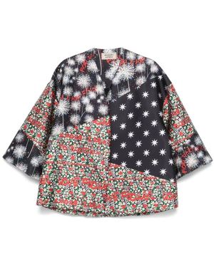 ALESSANDRO ENRIQUEZ Schwarzes meer kleidung crossover neck top