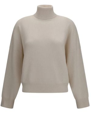 Brunello Cucinelli Kaschmir-Rollkragenpullover - Grau