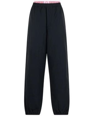 Versace Broeken ,Zwart ,Broeken - Blauw