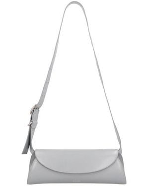 Jil Sander Cannolo Schultertasche - Weiß