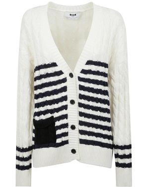 MSGM Cardigans - Bianco