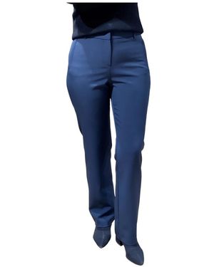 2-Biz Straight Trousers - Blue