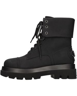 Gaelle Paris Lace-Up Boots - Black