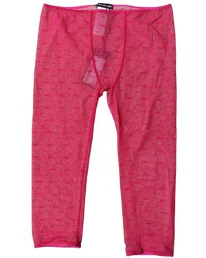 Dolce & Gabbana Straight Trousers - Rosso