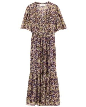 Ba&sh Boho Maxikleid Mit Überkreuztem Ausschnitt - Braun