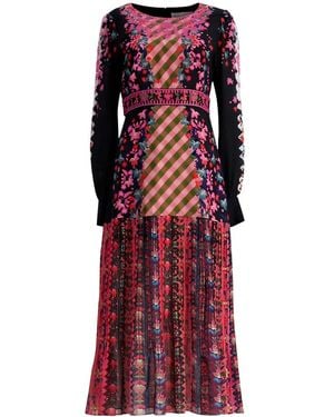 Saloni Midi Dresses - Red