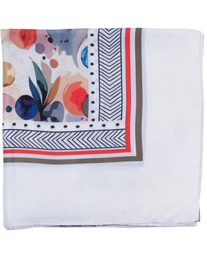 D'Aniello Silk Scarves - White