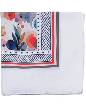 D'Aniello Silky Scarves - Blanc
