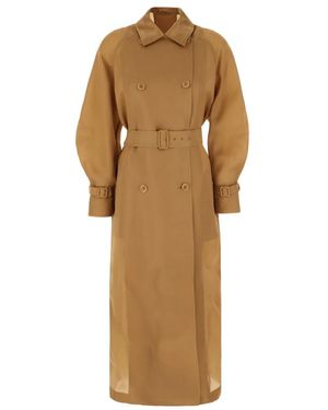 Max Mara Stijlvolle Trenchcoat Voor Vrouwen - Bruin