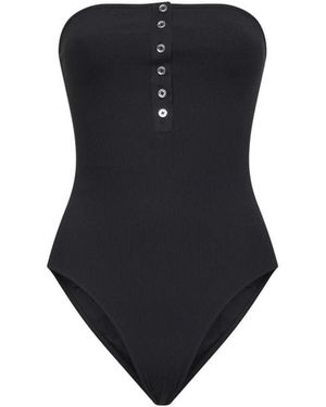 TOTEME Badmode ,Zwart ,Toteme Sea Kleding Zwart