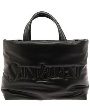 Saint Laurent Tassen ,Zwart ,Leer Tote Van Nappalamsleer