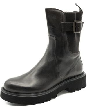 Hundred 100 W894-04 Foulard Chelsea Boot - Schwarz