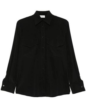 Mazzarelli Overhemden ,Zwart ,Michela Shirt