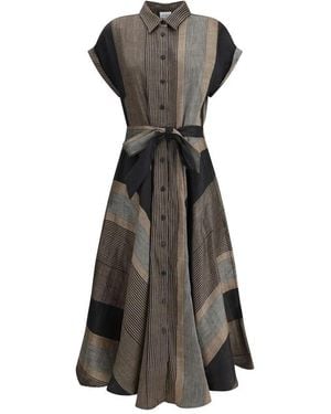 Sara Roka Shirt Dresses - Gris