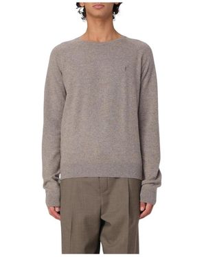 Saint Laurent Cashmere Rundhals-Pullover - Braun