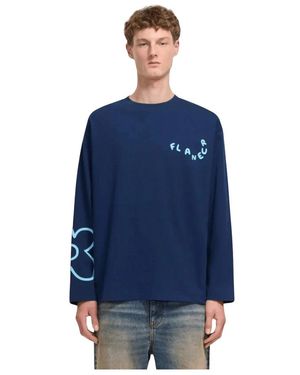 flâneur Long Sleeve Tops - Azul