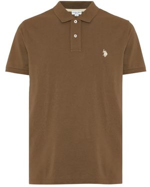 U.S. POLO ASSN. Polo Shirts - Brown