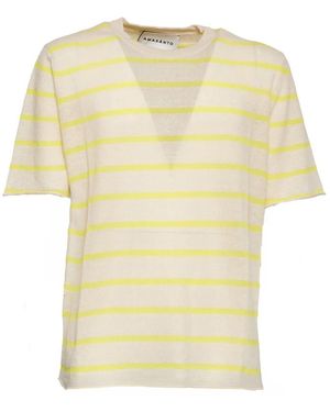 Amaranto Round-Neck Knitwear - Amarillo