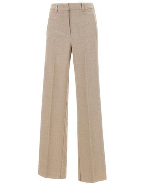 Marella Wide Trousers - Natural