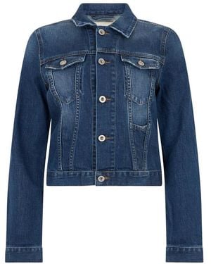 DIESEL Jassen ,Blauw ,Denim Denim Jas