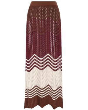 Akep Maxi Skirts - Rojo