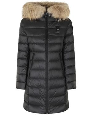 Blauer Kristin Daunenjacke - Schwarz