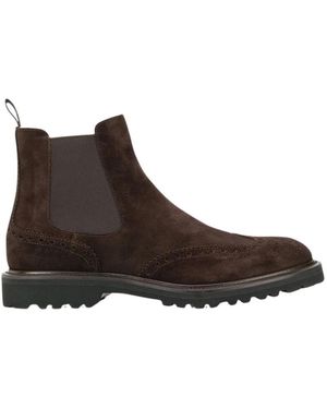 SCAROSSO Chelsea Boots - Brown