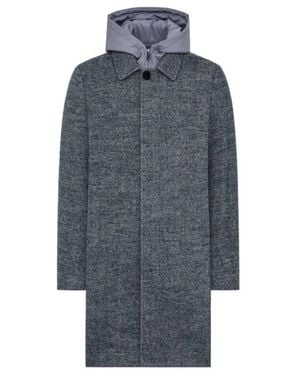 DUNO Single-Breasted Coats - Blue