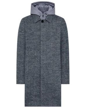 DUNO Single-Breasted Coats - Blue