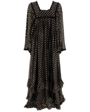 Chloé Elegante Zwarte Jurk Voor Vrouwen