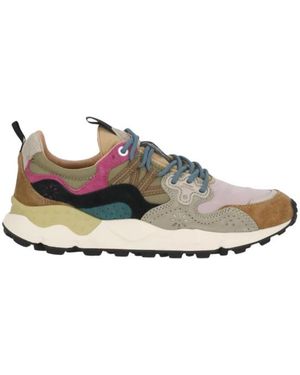 Flower Mountain Schoenen ,Veelkleurig ,Leer Yamano 3 Sneakers - Meerkleurig