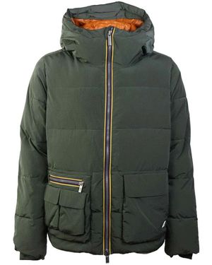 K-Way Down Jackets - Green
