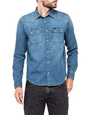 Lee Jeans Denim Shirts - Blue