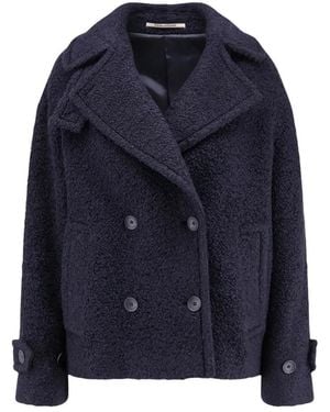 Tagliatore Double-Breasted Coats - Blue