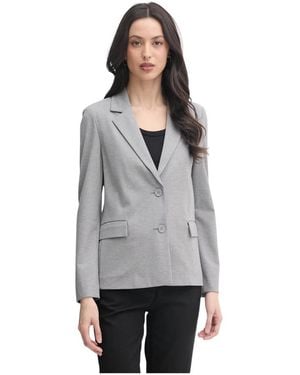 Benetton Enkelrijig Blazer - Grijs
