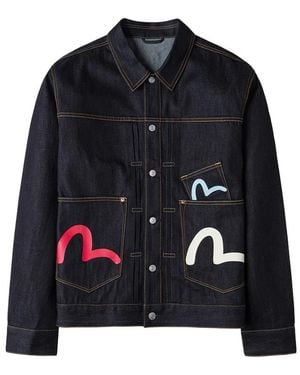Evisu Denim Jackets - Black