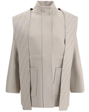 Fendi Winter Jackets - Grijs