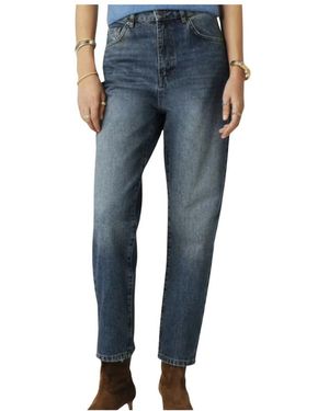 Ba&sh Rechte Jeans - Blauw
