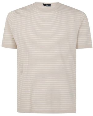 Herno Round-Neck Strickwaren - Weiß