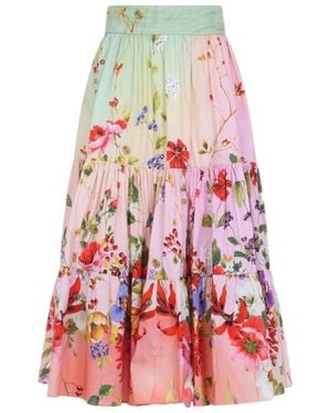Roberto Cavalli Midi Skirts - Rosso