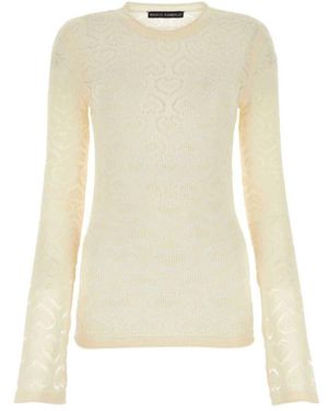 Marco Rambaldi Round-Neck Knitwear - Natural