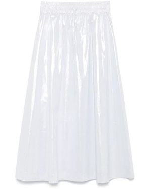 D.exterior Maxi Skirts - Blanco