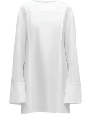 Carven Round-Neck Strickwaren - Weiß