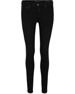 Tom Tailor Extra Skinny Jeans Mit Reißverschluss Und Knopfverschluss - Schwarz