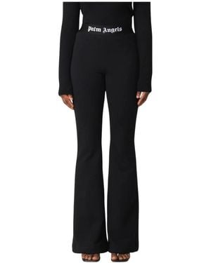 Palm Angels Wide Pants - Black