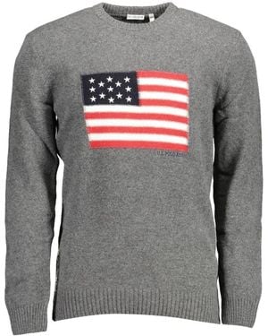 U.S. POLO ASSN. Round-Neck Knitwear - Grey