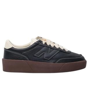 New Balance Fitness ,Zwart ,Leer 750 Sneaker