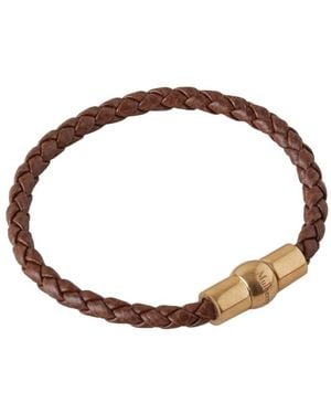Mulberry Pulsera De Cuero Iris, Dos Tonos Marrón, Mujer, Talla