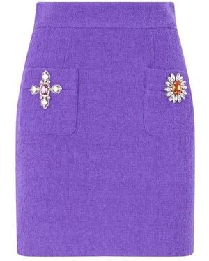 Moschino Short Skirts - Purple